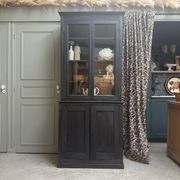 Buffet deux corps ancien noir (rénové)