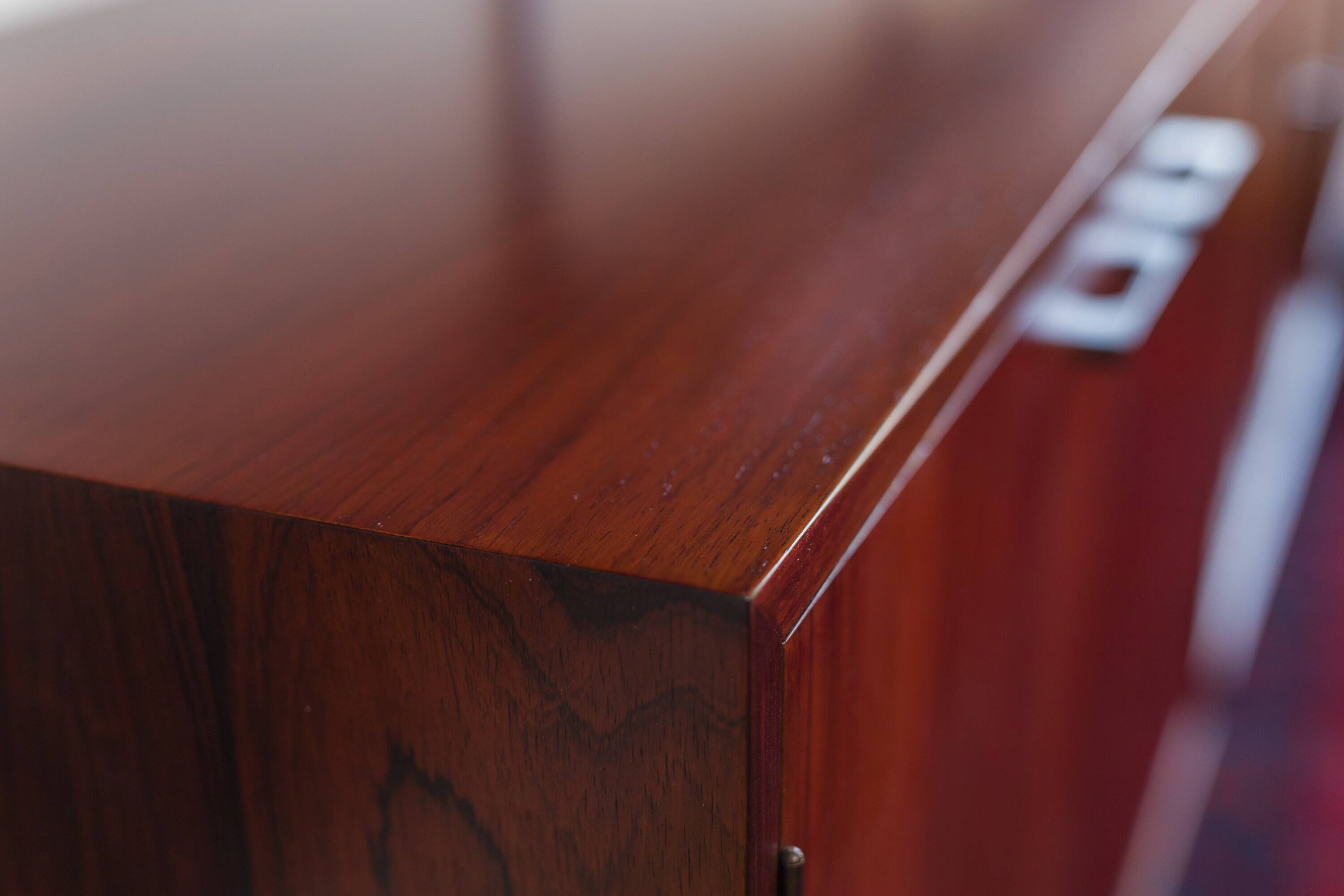 Rosewood Modular Wall Unit by Kai Kristiansen for FM Møbler, 1960s