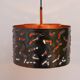 Brutalist copper pendant lamp from Boréns, 1970s