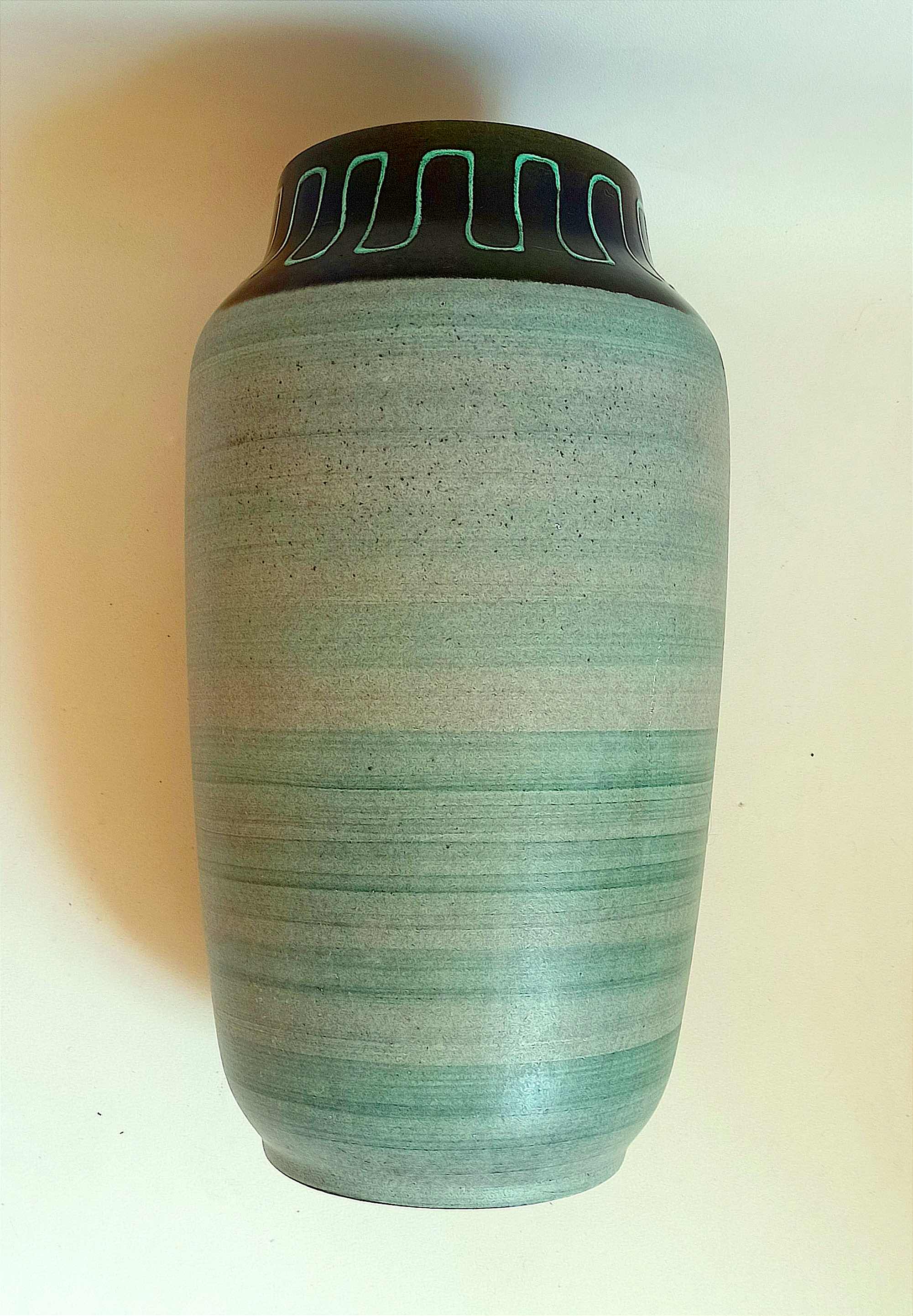 Ceramic vase west germany 70s height 50 cm