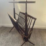 Folding magazine rack attributed to Ico Parisi-Italy from the 1950s