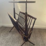 Folding magazine rack attributed to Ico Parisi-Italy from the 1950s