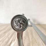 Retro bathroom towel rack