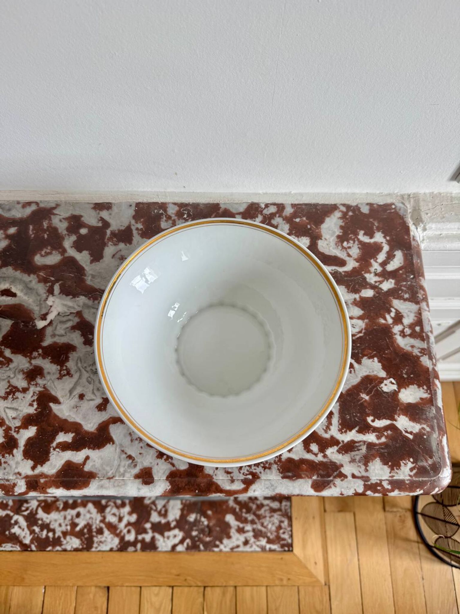 Limoges porcelain salad bowl