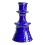 Blue candle holder