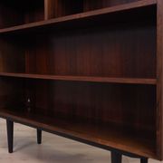 Bibliothèque en palissandre, design danois, années 1960, fabriquée par Omann Jun