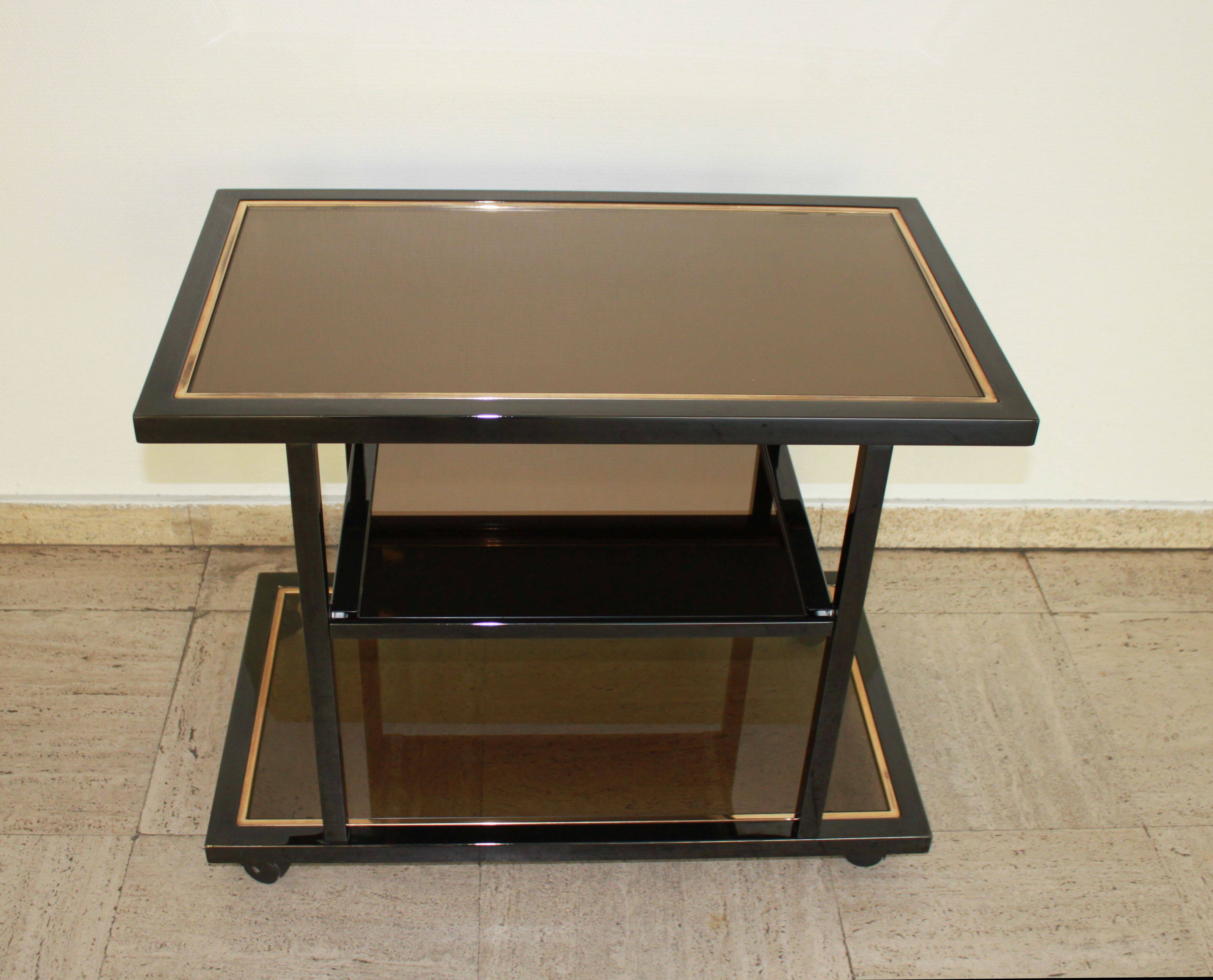 Belgo Chrom bar cart by Roger Vanhevel, 70's.