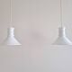 Ensemble de 2 petites suspensions "Apoteker" de Sidse Werner pour Holmegaard, Danemark 1980
