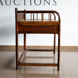 Josef Hoffmann 1870-1956 A curved wooden desk, Austria, early 20th century