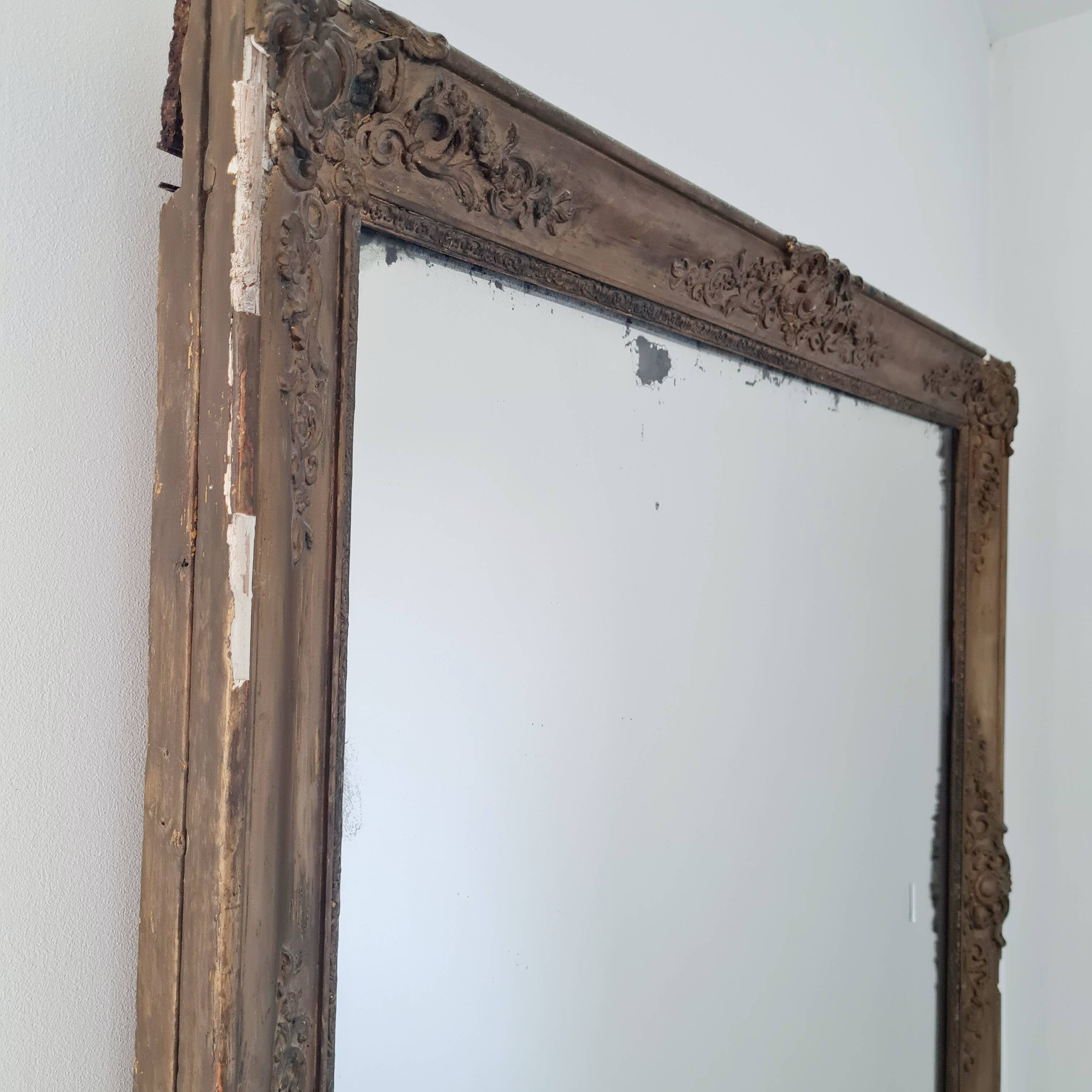 Molded mirror XXL dimensions 100 x 112