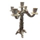 Four-branch candlestick in porcelain from Vienna.