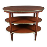 Dessert 3 trays in mahogany, Louis XVI style – 1900