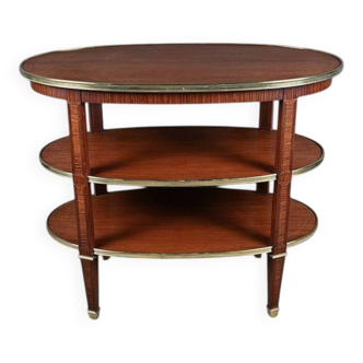Dessert 3 trays in mahogany, Louis XVI style – 1900
