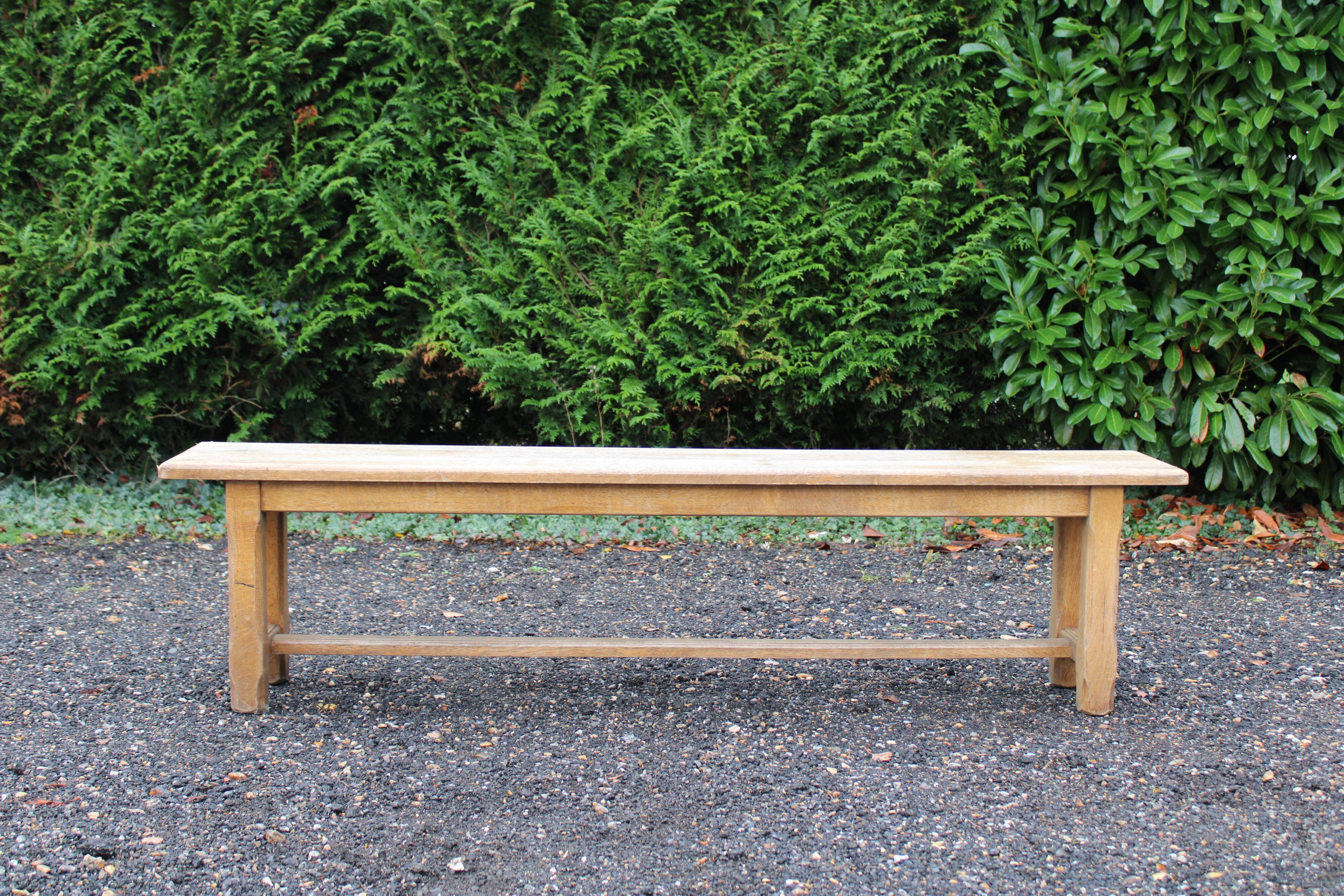 Wooden bench