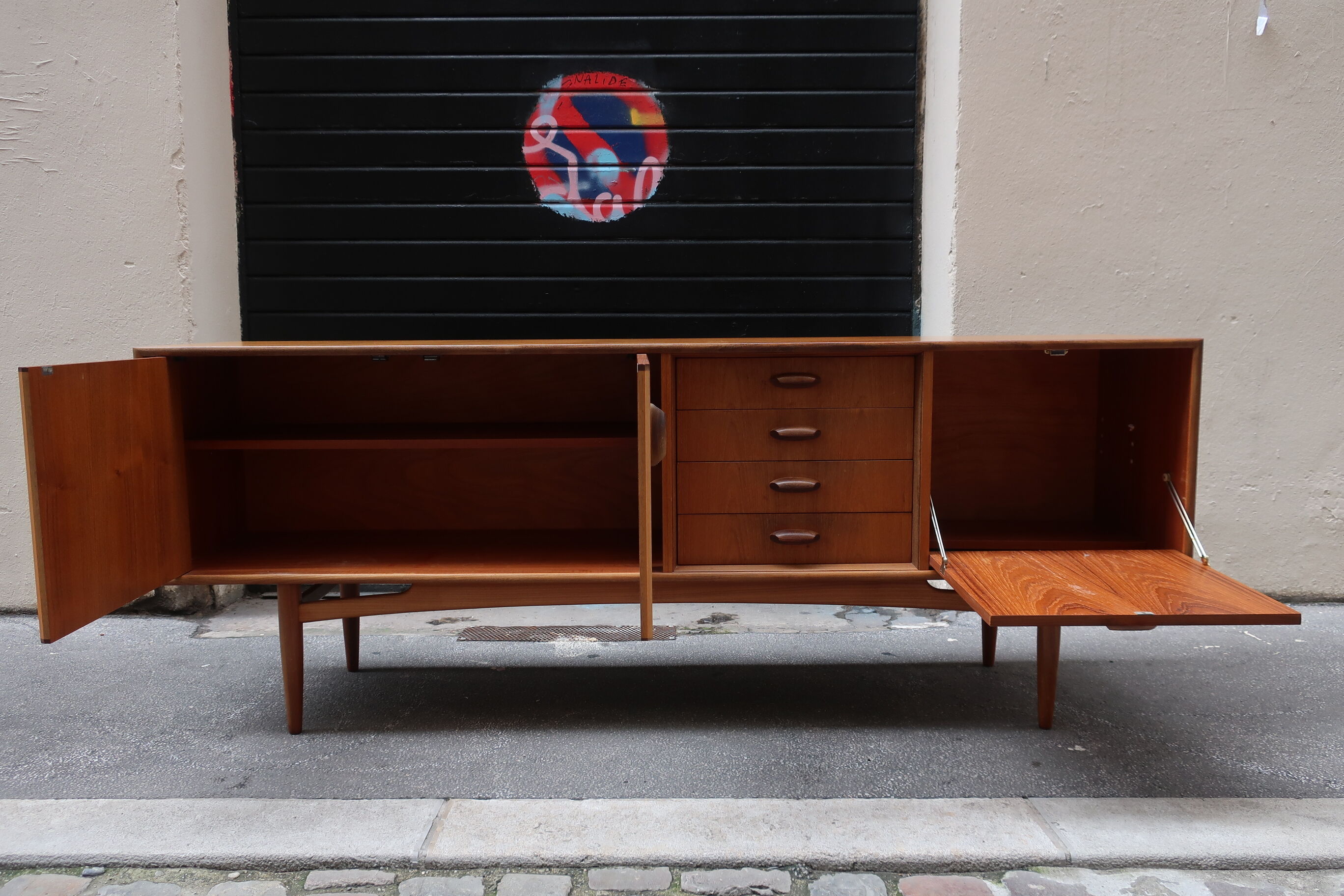 Row Gplan teak of the 1960's