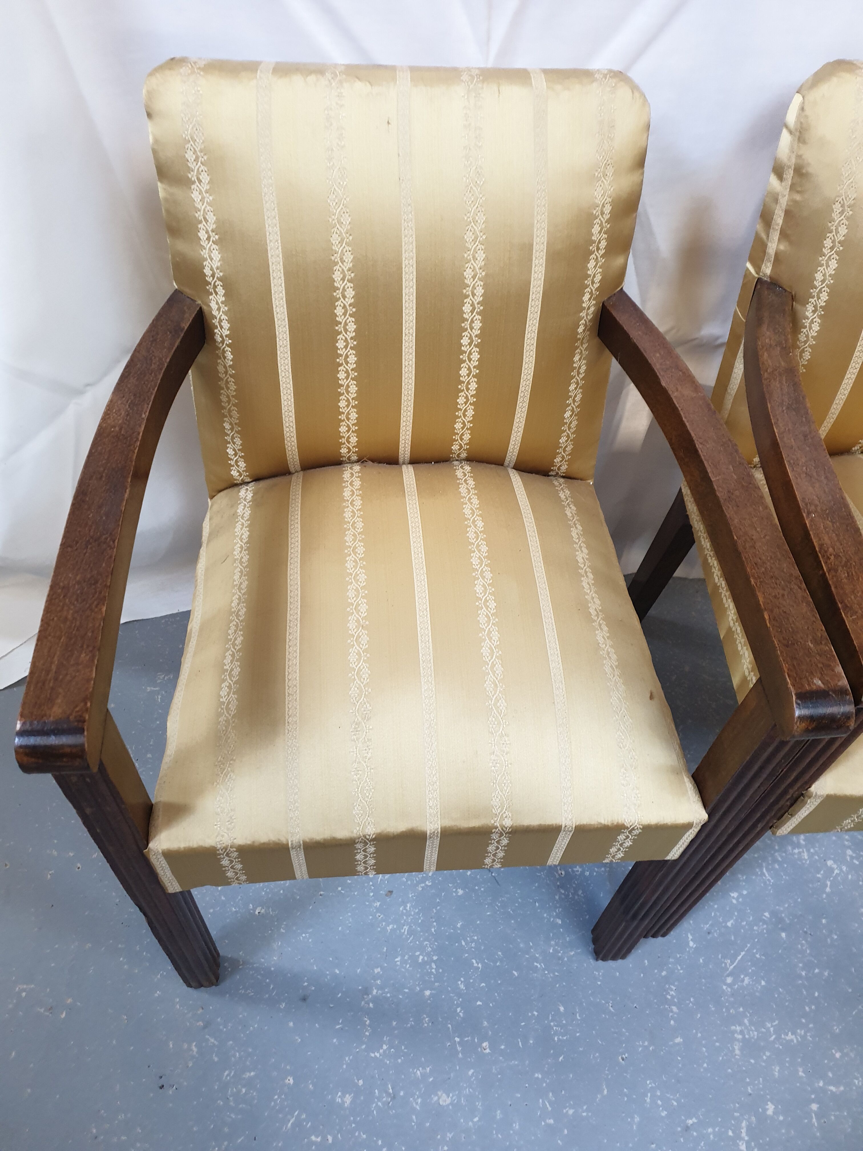 Pair of armchairs art deco
