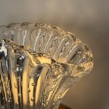 Pair of Archimede Seguso “Bullicante” Murano Glass Wall Sconces, 1940s