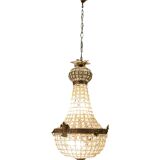 Crystal brass chandelier