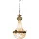 Crystal brass chandelier