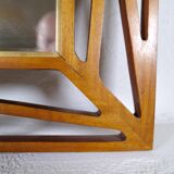 Midcentury Modern mirror Yngve Ekström "Konkret" by Eden Spegel in Sweden