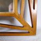 Midcentury Modern mirror Yngve Ekström "Konkret" by Eden Spegel in Sweden