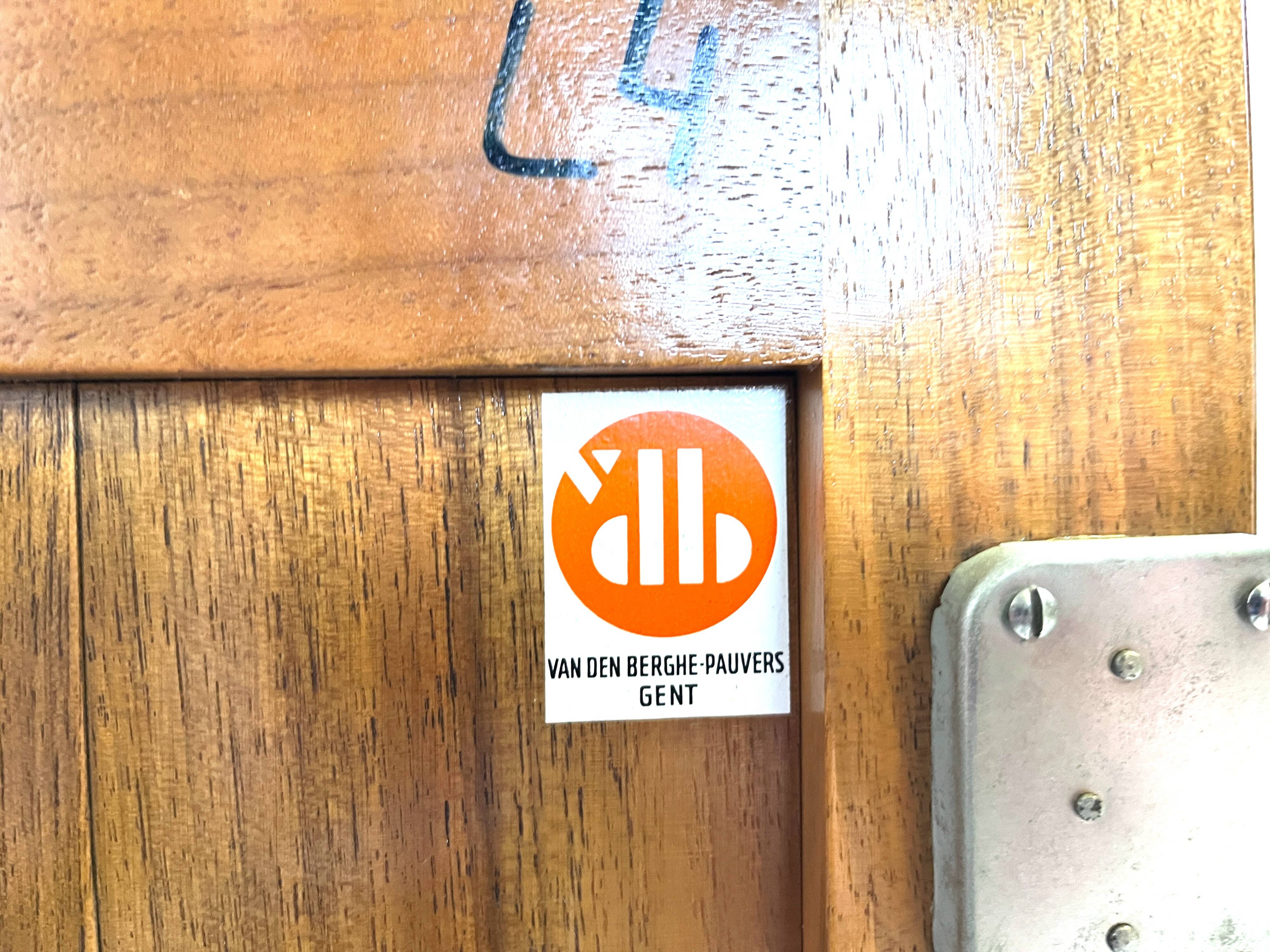 Vintage oak sideboard by Van Den Berghe Pauvers, 1970s