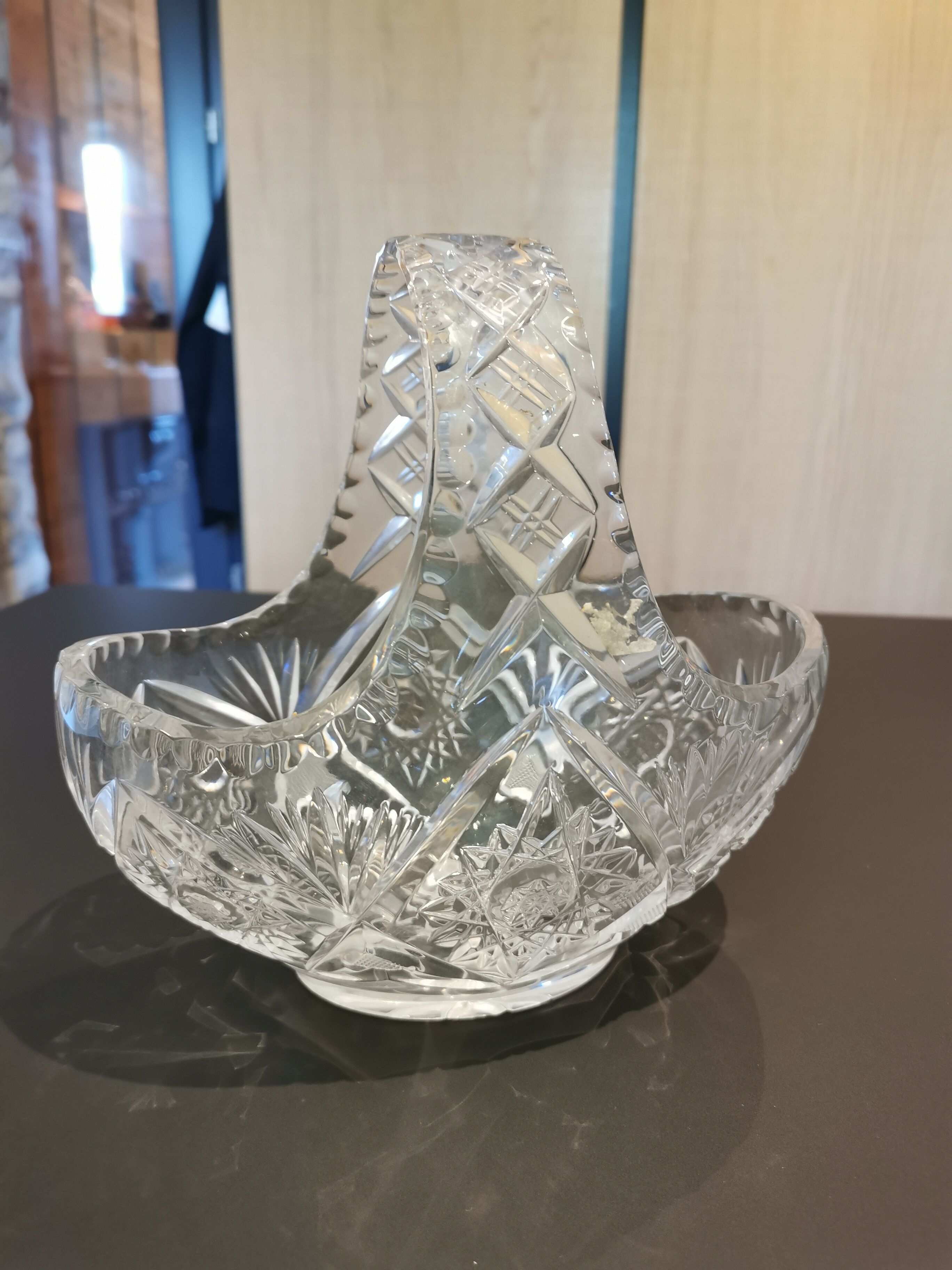 crystal fruit bowl