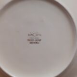 Suite of 6 retro vintage dessert plates