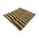 Vintage Turkish Kilim 222x190 cm wool kelim rug Beige, Brown, Black, Large
