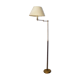 Articulated brass floor lamp