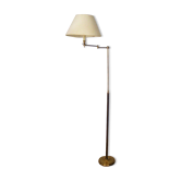 Articulated brass floor lamp