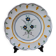 MBFA Pornic wall plate Hand painted Uranie model floral decoration
