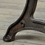 Industrial Table With An Old Pine Top