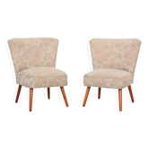 Ensemble de deux fauteuils en hêtre, design danois, années 1970, production : Danemark