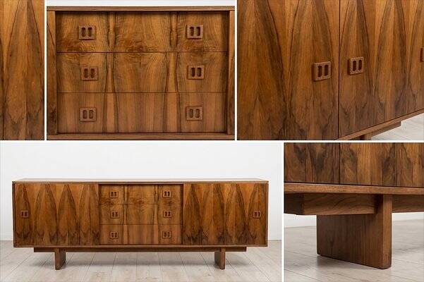 Mid-Century Modern Hungarian Credenza, 1960s