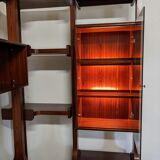 Corner shelf bookcase from the 70s