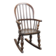 Early 19th century antique English Windsor children's rocking chair