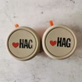 Tasses à café thermique caffe 'hag thermos espresso 1970