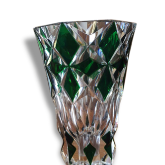 Vase cristal taillé