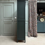 Dark green Parisian display cabinet (renovated)