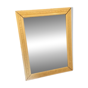 Miroir en bois blanc