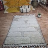 Handmade wool Berber rug 150 X 100 CM