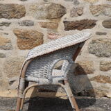 Garden wicker chair
