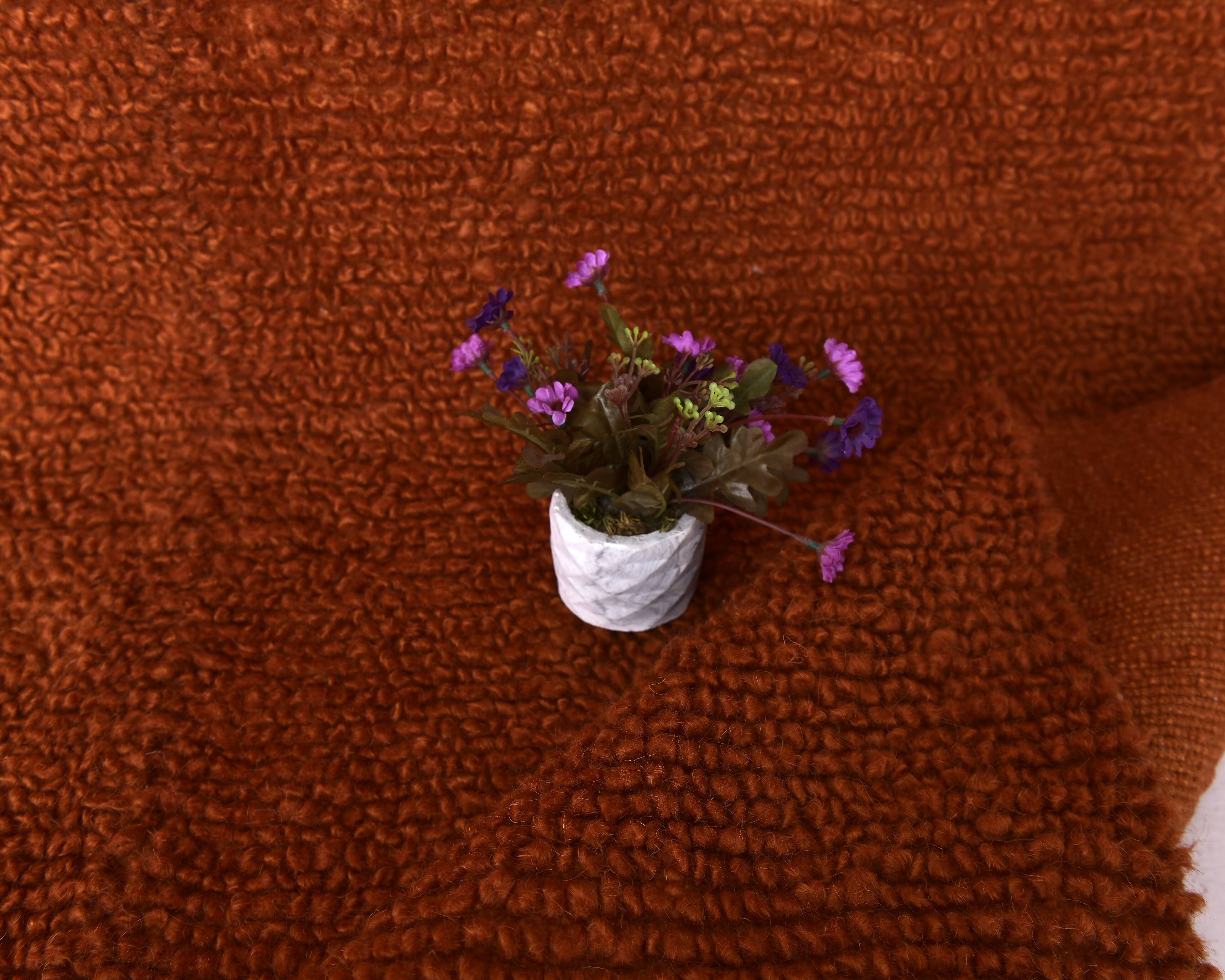 6x10 Terracotta Turkish Vintage Soft Rug 194x294Cm SK 241964