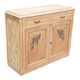 Parisian art deco sideboard 2 doors 2 drawers beech raw wood