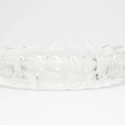 Vintage Mid-Century Crystal Ashtray Bowl, Italy, 1970s