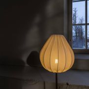 Modern mid-century brass trumpet-shaped floor lamp, Sweden, 1960s.