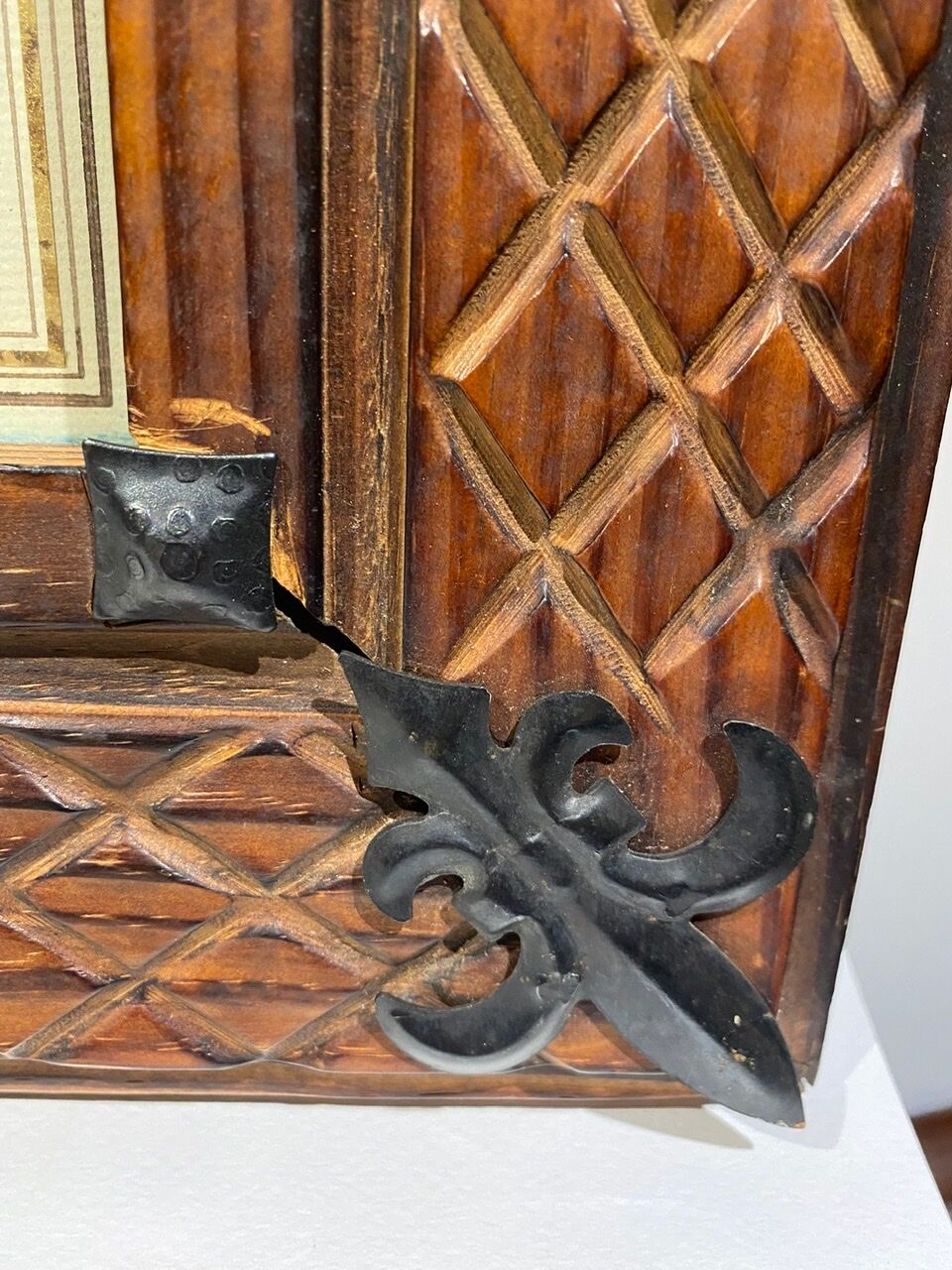 Old painting, oriental landscape, signed M Gourloo 20th century