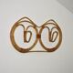 Porte manteau mural par Franco Albini en rotin et bambou, Italie 1960's