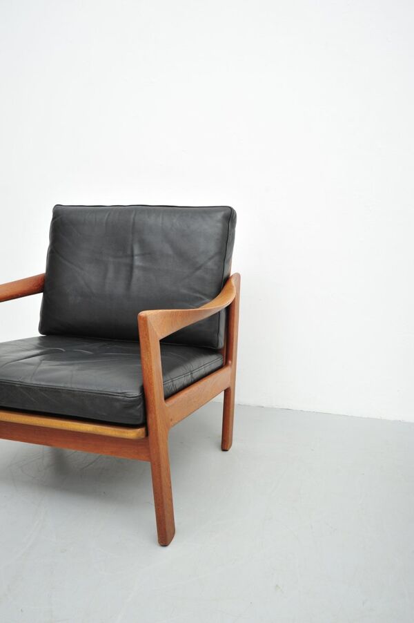 Fauteuils par Illum Wikkelsø pour Niels Eilersen, années 1950, ensemble de 2